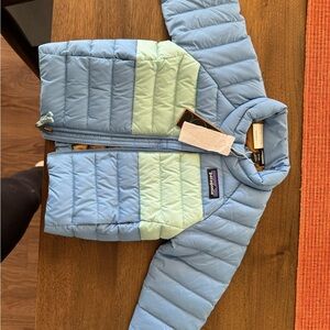 Patagonia Baby Blue Puffer Jacket 6-12m